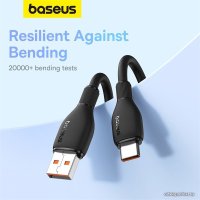 Кабель Baseus Pudding Series USB Type-A - USB Type-C (1.2 м, черный)
