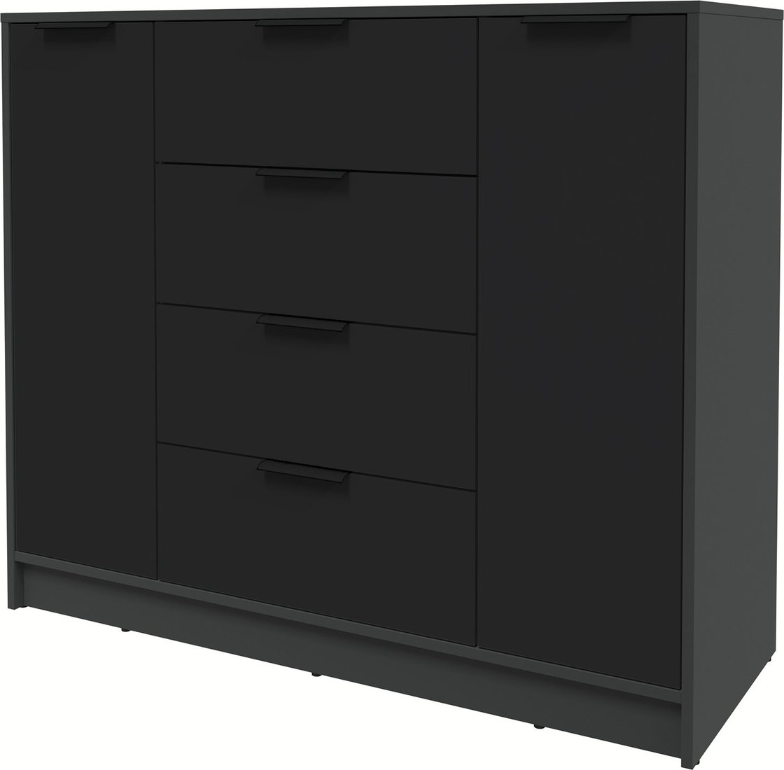 

Тумба Интерлиния Концепт КТ-Т120 Глосс (антрацит/черный)