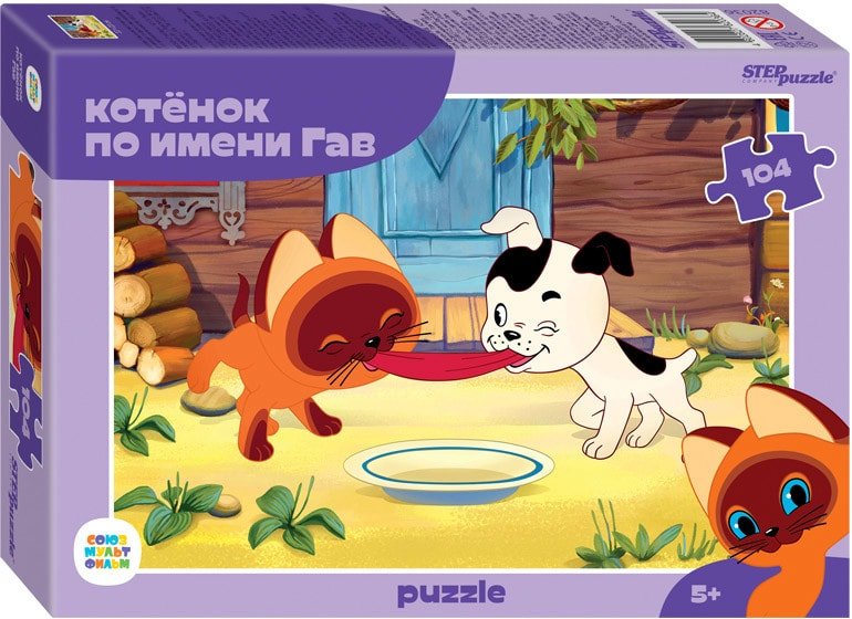 

Пазл Step Puzzle Котенок по имени Гав 82036 (104 эл)
