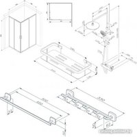 Душевой уголок AM.PM Gem S 100x80 WK93EQ