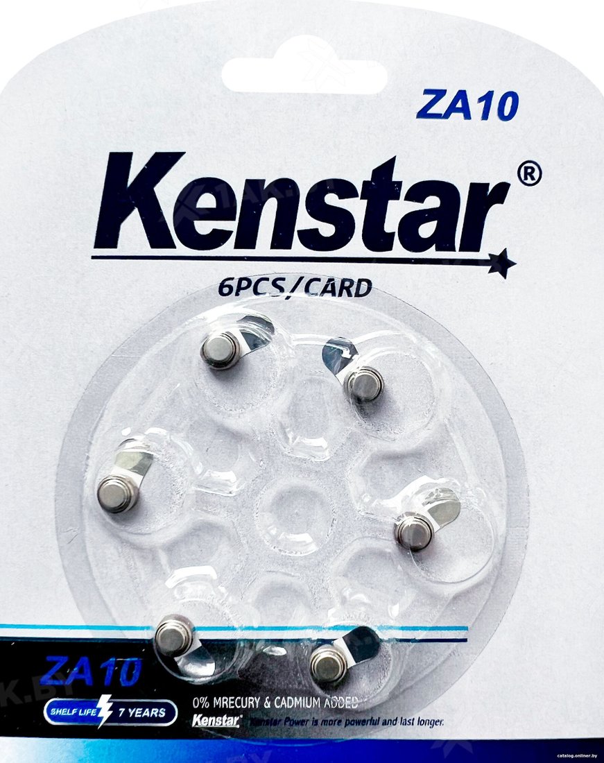 Батарейка Kenstar ZA10 BL-6 Zinc Air (6 шт)