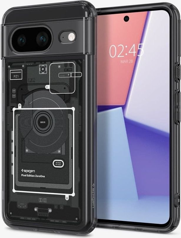 

Чехол для телефона Spigen Ultra Hybrid Zero One для Google Pixel 8 ACS06279 (разноцветный)