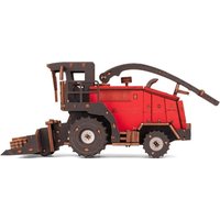 Сборная модель Eco-Wood-Art Кормоуборочный комбайн FS80 PRO с жаткой ЖКС-4.5