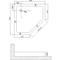 Душевой поддон Niagara NG-P9090-14D 90x90x13