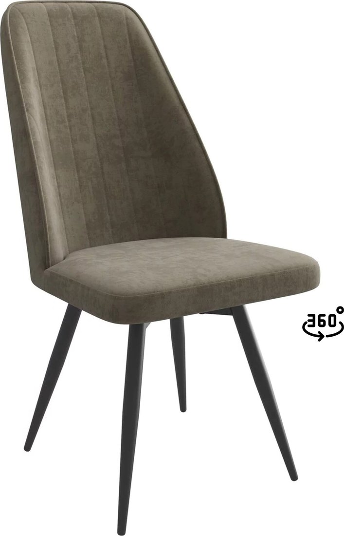 Стул Мамадома Leonard M-R1 360 (b05 Latte Lux/черный)
