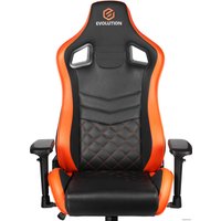 Игровое (геймерское) кресло Evolution Avatar M (черный/оранжевый)
