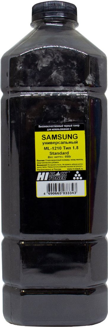 

Тонер Hi-Black Универсальный для Samsung ML-1210 Standard Тип 1.8 650 г