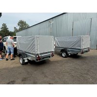 Одноосный прицеп AvtoS A25M1B (2500x1300x300, R13, ресс. AL-KO)