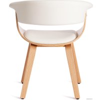 Стул TetChair Vimta дерево/металл/экокожа (белый)