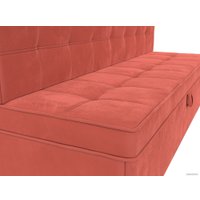 Диван Лига диванов Техас 340 (микровельвет коралловый)