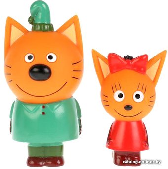 Набор игрушек для ванной Капитошка Три кота Карамелька и Компот ST-FT1809-07