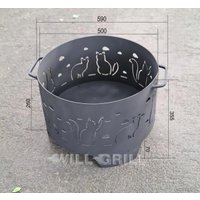 Очаг Will Grill Кошки 50 см в Гродно