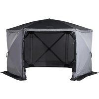 Кемпинговая палатка Wild Land Hub screen house 600 920003-0004-0024.SET (коричнево-бежевый, со стенками)