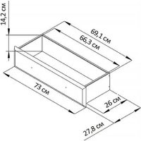 Шкаф-витрина Диприз Бритта / Д.30012.2 (белый) в Солигорске