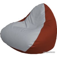 Кресло-мешок Flagman Relax P2.3-56 (белый, красный)