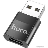 Адаптер Hoco UA17 USB Type-C - USB Type-A (черный)