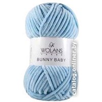 Пряжа для вязания Wolans Yarns Bunny Baby 11 100 г 120 м (светло-голубой, 5 мотков)