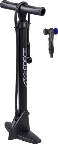 Насос ручной велосипедный Force Tourist (черный)