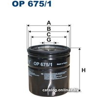 Масляный фильтр Filtron OP 675/1