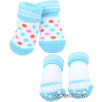 Носочки для животных Puppia Polka Dot II PAOC-SO1269-SB-L (голубой)