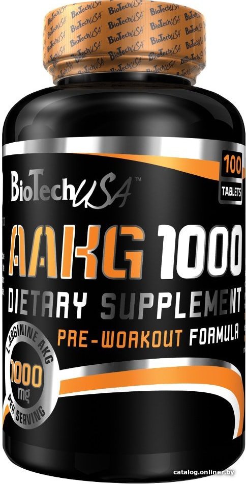 AAKG BioTech USA AAKG L-Arginine 1000мг (100 капсул)