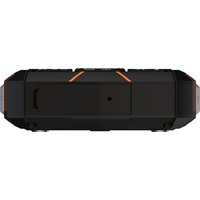 Кнопочный телефон Maxvi R10 (черный/оранжевый)