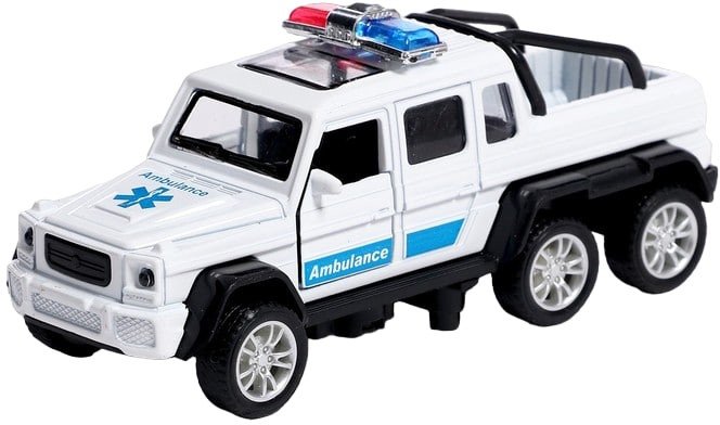 

Внедорожник Автоград Джип 6X6 спецслужбы 7668742 (белый)