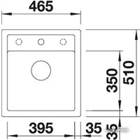 Кухонная мойка Blanco DALAGO 45 (жасмин) [517161]