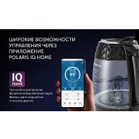 Электрический чайник Polaris PWK 1823CGLD WI-FI IQ Home (черный)