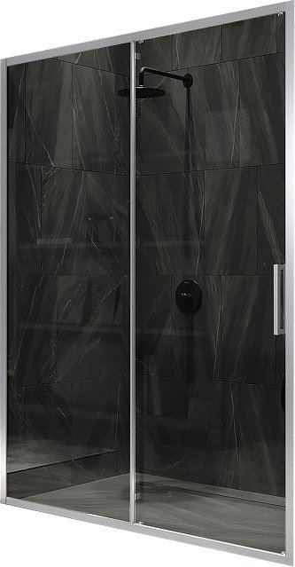 

Душевая дверь MaybahGlass 195x120 MGD-1284-5 (графит стекло/хром матовый)