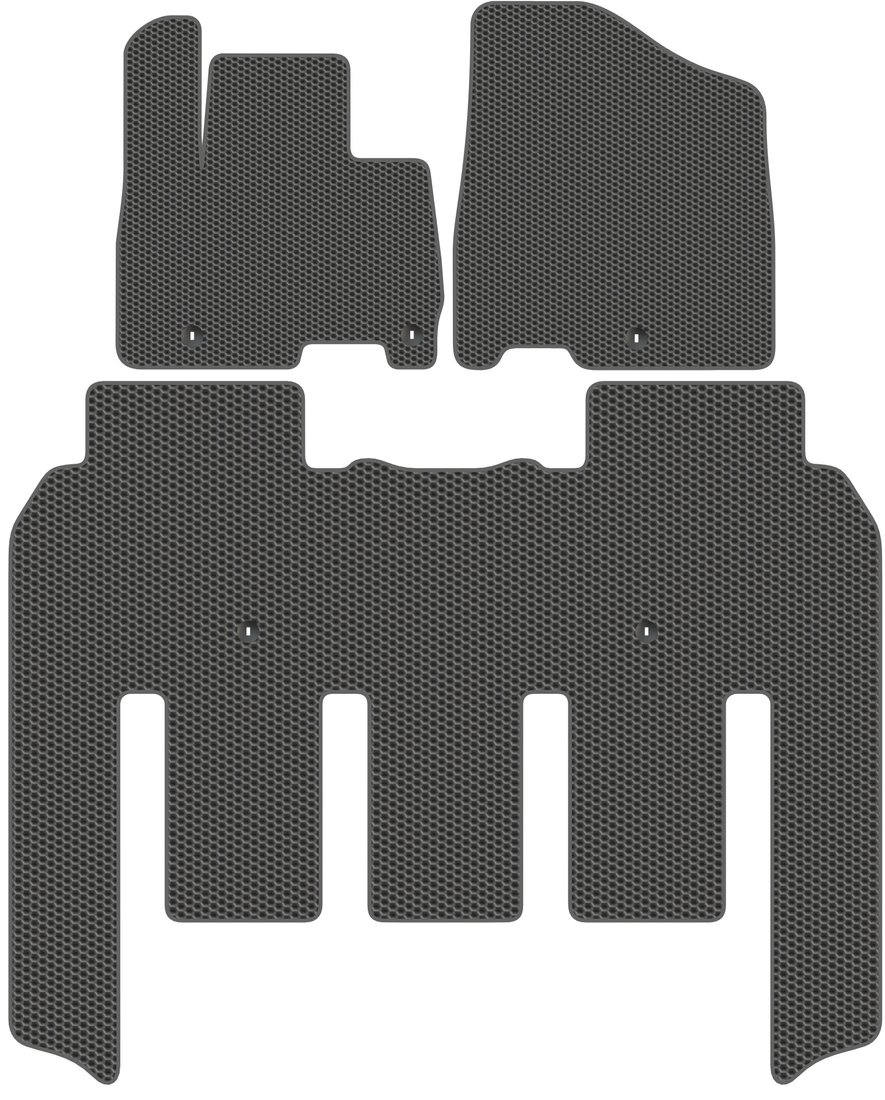 

Комплект ковриков для авто Alicosta Kia Carnival IV (минивэн / KA4/ 7 мест) 2020 - Н.В. (серый)