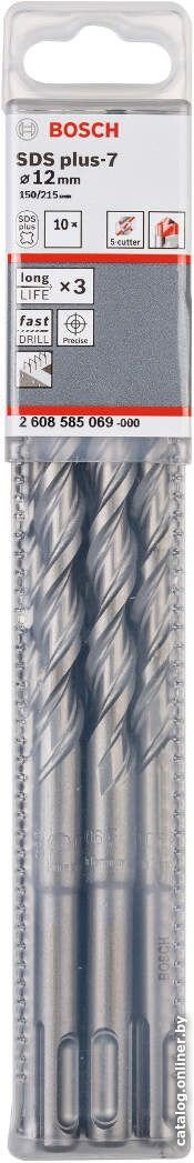 Набор буров Bosch 2608585069 (10 шт)