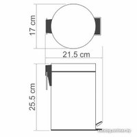 Мусорное ведро Wasserkraft K-633 3L