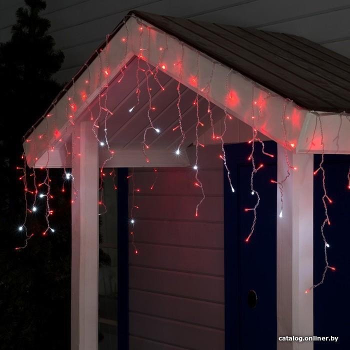 Гирлянда бахрома Luazon 160 LED 3х0.6м (красный) 4356987