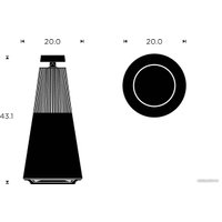 Беспроводная аудиосистема Bang & Olufsen Beosound 2 3rd Gen (серебристый)