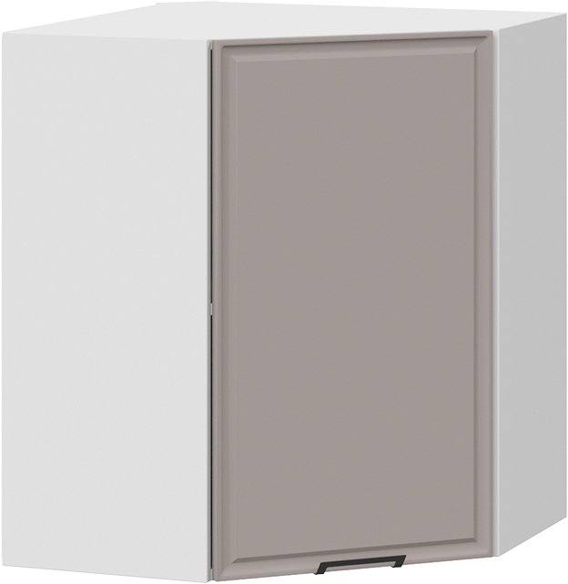 

Шкаф навесной Трия Белладжио 1В6У (белый/софт капучино)