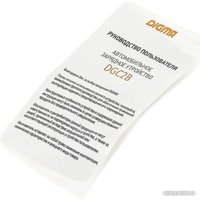 Автомобильное зарядное Digma DGC2B (черный)