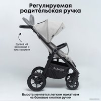 Коляска прогулочная «книга» Bubago Bass New (светло-серый)