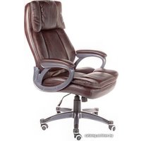 Офисное кресло Norden Medison H-1182-322 (серый/экокожа темно-коричневый)