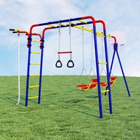 Детский спортивный комплекс Romana Акробат R.103.19.04 + 1.Д-26.02 + 1.Д-26.02 (качели цепные)