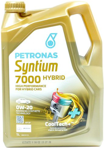 

Моторное масло Petronas Syntium 7000 HYBRID 0W-20 5 л
