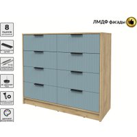 Комод Интерлиния Концепт Лайн КТ-К117 (дуб золотой/океан)