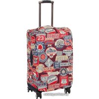 Чехол для чемодана Grott универсальный 210-LCS459 75 см (наклейки)