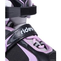 Роликовые коньки Ridex Allure (р. 31-34, черный/сиреневый/белый)