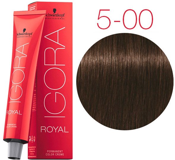

Крем-краска для волос Schwarzkopf Professional Igora Royal Permanent Color Creme 5-00 60 мл