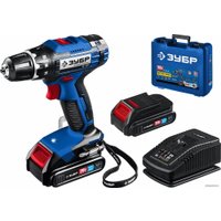 Дрель-шуруповерт Зубр Профессионал DL-201-22 (с 2-мя АКБ 2 Ач, кейс)