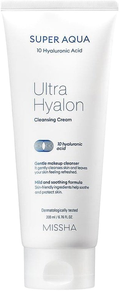 

Missha Очищающий крем Super Aqua Ultra Hyalron Cleansing Cream 200 мл