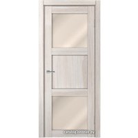 Межкомнатная дверь MDF-Techno Dominika 805 80x200 (лиственница белая, лакобель кремовый)