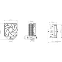 Кулер для процессора DeepCool AG400 BK ARGB R-AG400-BKANMC-G-2