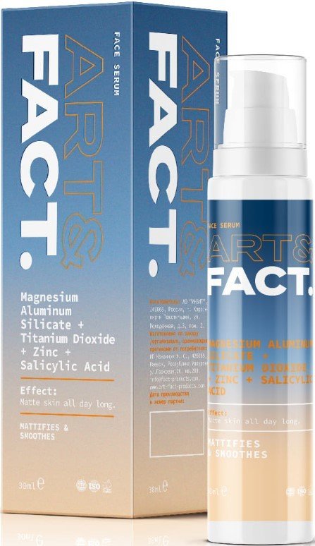 

Art&Fact Эмульсия для лица Art&Fact Magnesium Aluminum Silic Увлажняющая и матирующая себорегулирующ 30 мл